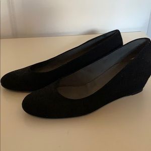 Black Stuart weitzman wedges
